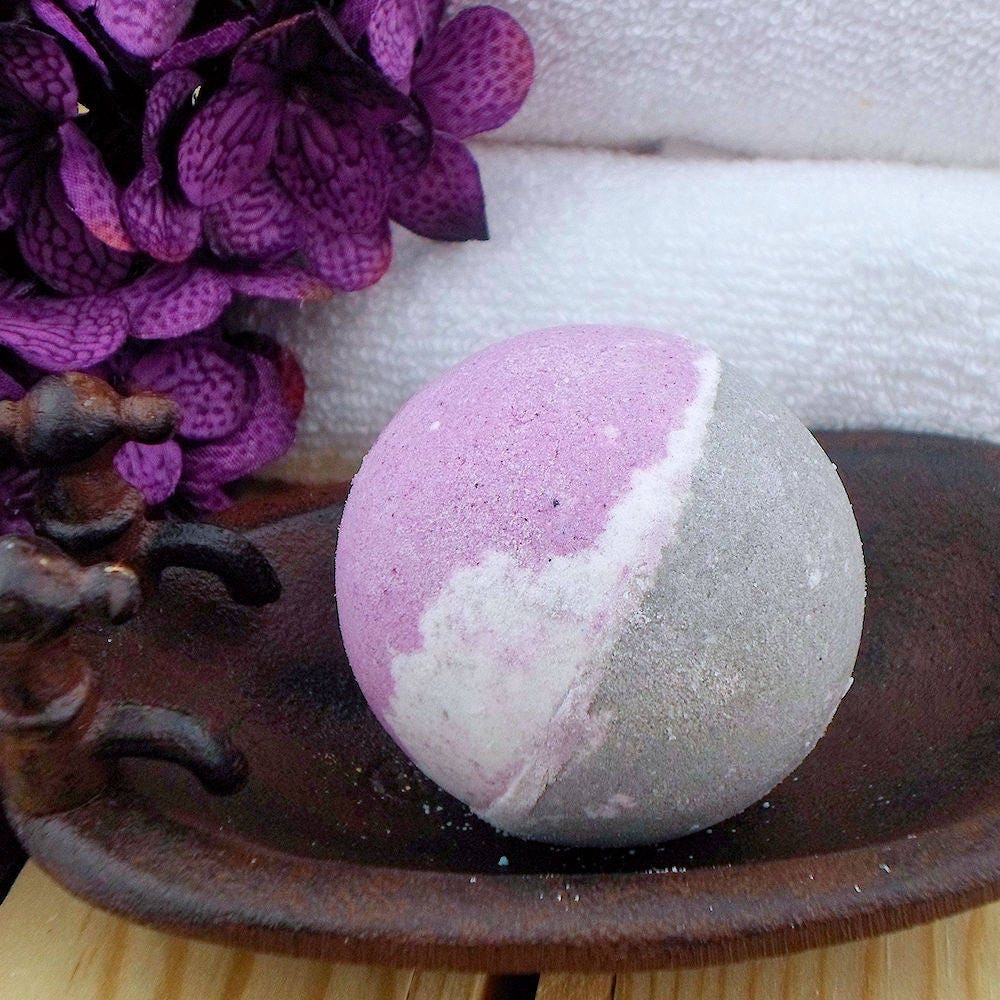 Purple Bath Bomb Cocktail Bath Bomb Colored Bath Bomb