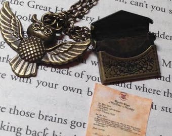 Owl Post Harry Potter Necklace