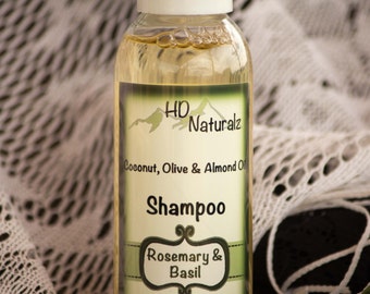 Rosemary Shampoo, Scalp Treatment, All Natural Shampoo, Vegan Shampoo, Coconut Shampoo, Natural Hair