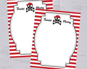 Pirate thank you | Etsy