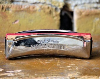 Rare Harmonica - Der Kleine Kapellmeister Harmonica - German Harmonica - Vintage Harmonica - Small Antique Harmonica - Birthday Gift