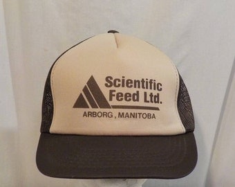 Scientific Feed LTD Arborg Manitoba Baseball Truckers Cap Hat SnapBack
