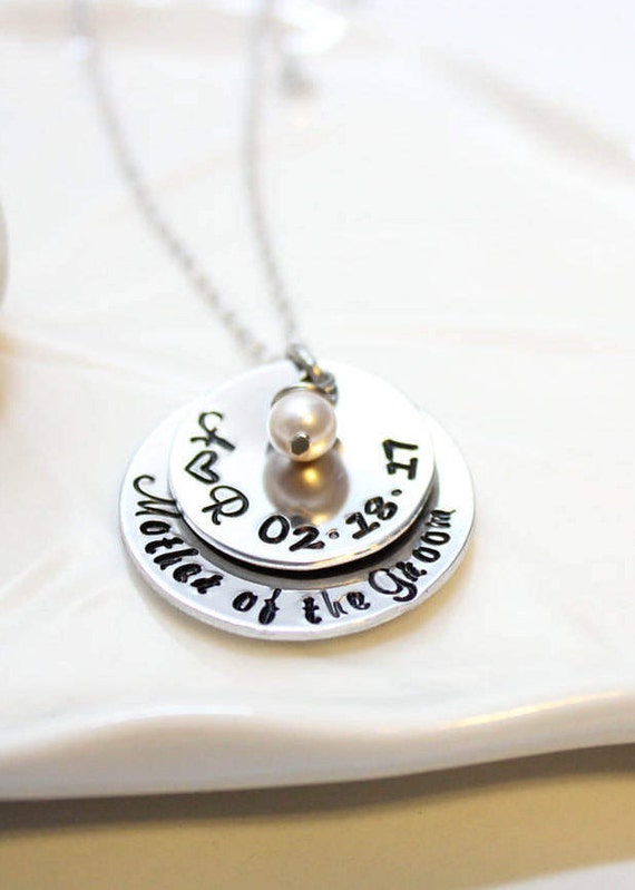 mother of the bride necklace personalized mother of the bride