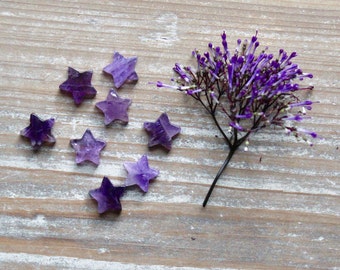 Healing Gift , Amethyst Pocket Star , Dainty Crystal Star , Emotional Healing , Courage , Protection Crystal , Little Gift , Keepsake.