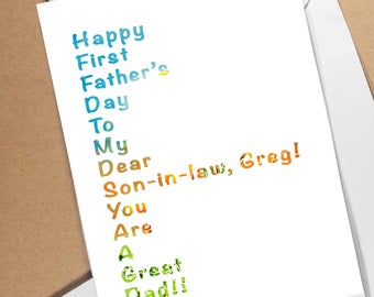 First time dad card | Etsy