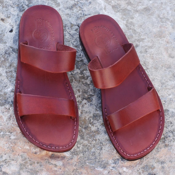 holysouq - brown leather sandal | Jesus sandals | woman shoes | men ...