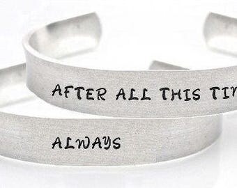 bracelet set- after all this time always- harry potter- harry potter jewelry-harry potter bracelet- geek bracelet- harry potter set- geek
