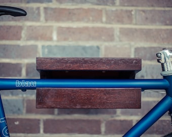 Bicycle wall mount "FRANZ JOSEF" made of wood. Bikeshelf | Bike rack