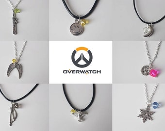 Overwatch inspired unisex Character Necklaces