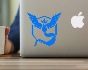 Team Mystic Decal, Pokemon Go Decal, Pokemon Decal, Pokemon Go, Pokemon, Team Mystic, Permanent yeti tumbler decal, car decal, laptop decal