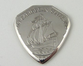 Coin Guitar Pick - Eastern Caribbean Dollar