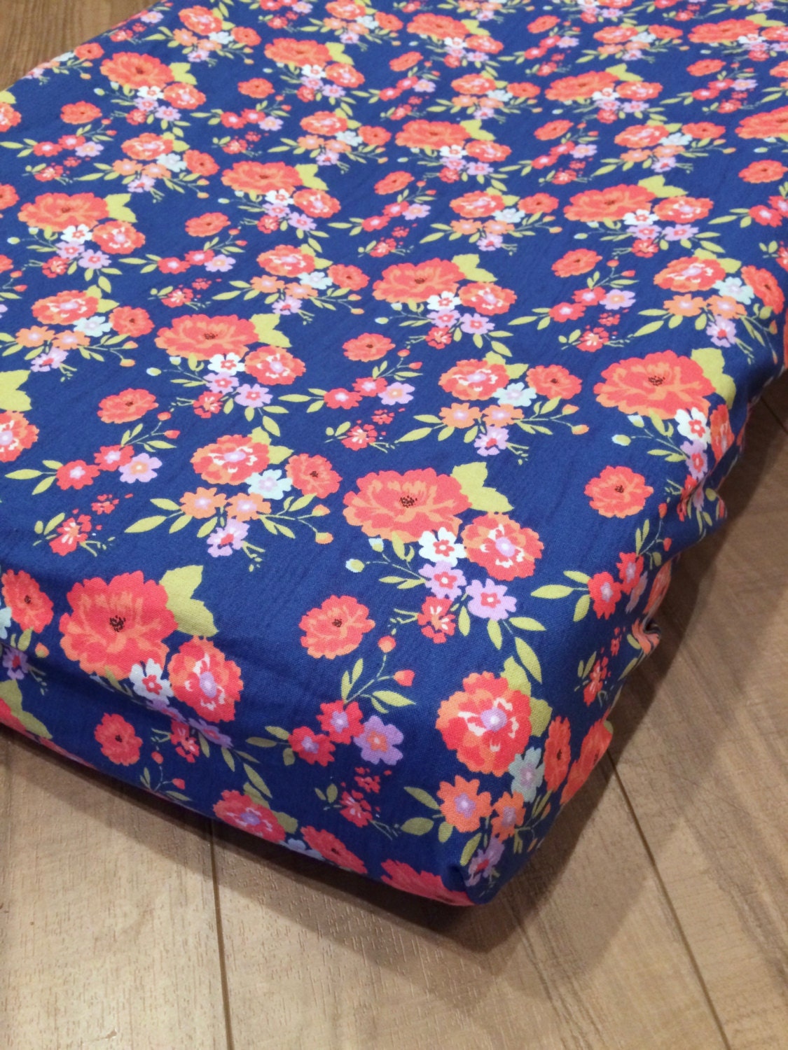 Crib Sheet Changing Pad Cover Baby Blanket Coral Peach