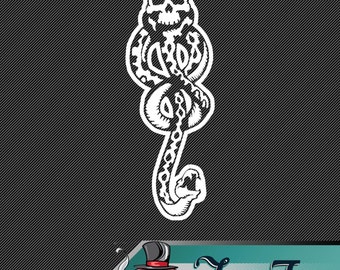 Vinyl Decal- Harry Potter Dark Mark Logo