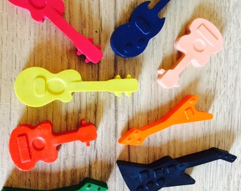 Guitar shaped crayons