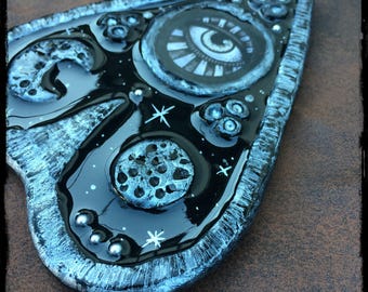 NEW PRICE planchette ouija third eye occult spiritism dark goth witch handmade