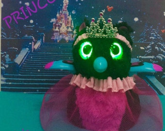 For HATCHIMALS GLITTER Hatching Toy Egg Handmade Clothes Dress Clothing Outfit 2 Pcs Set Pink Tutu Pincess and Crown Bandana