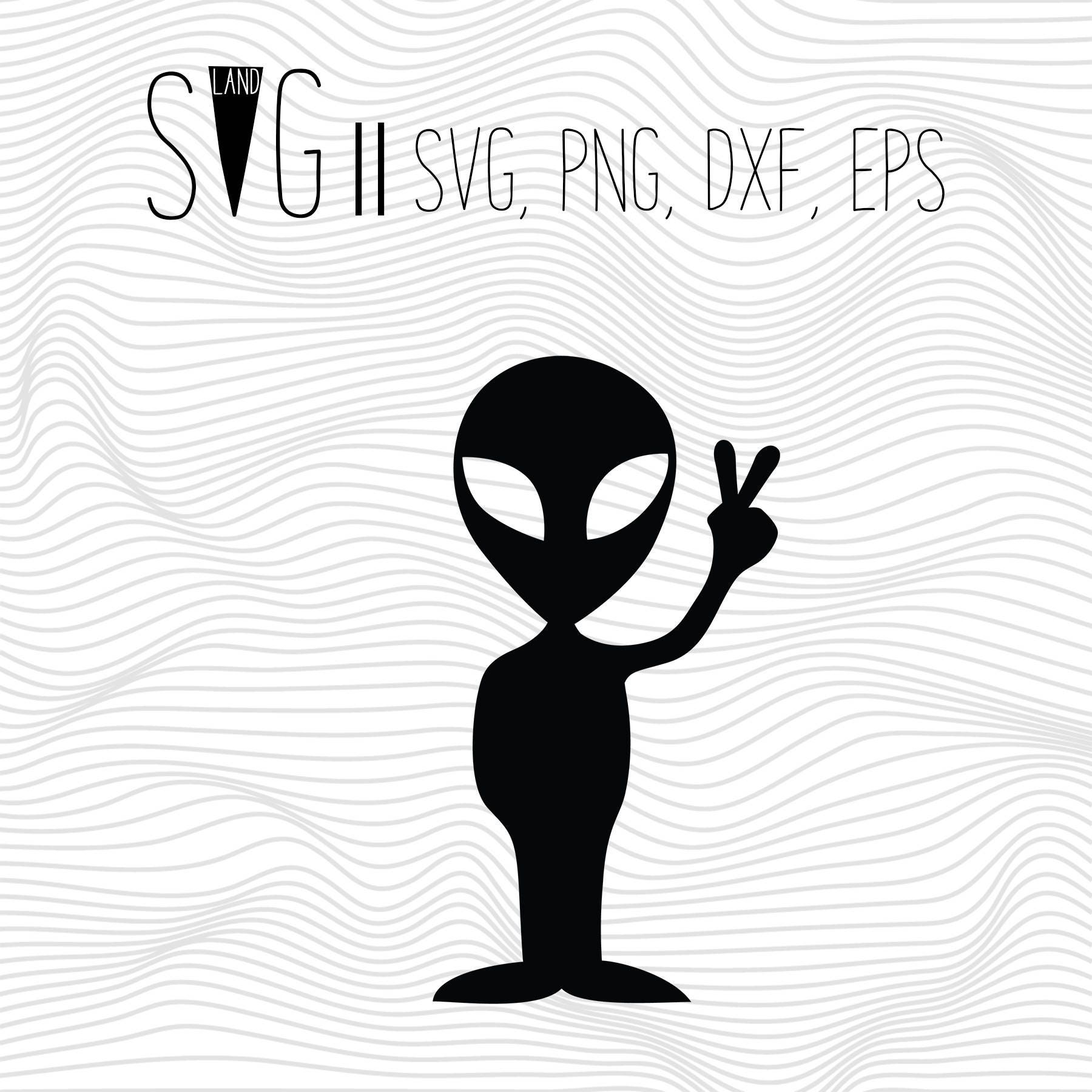 Download Alien Svg Files Alien Silhouette Svg For Silhouette Svg For