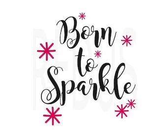 Born to sparkle | Etsy