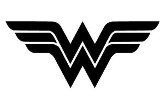Download Wonder Woman Logo Downloadable Cross Stitch Pattern PDF