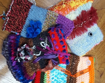 Twiddle, Muff, kits, Alzheimer's. dementia, autism, knit, crochet