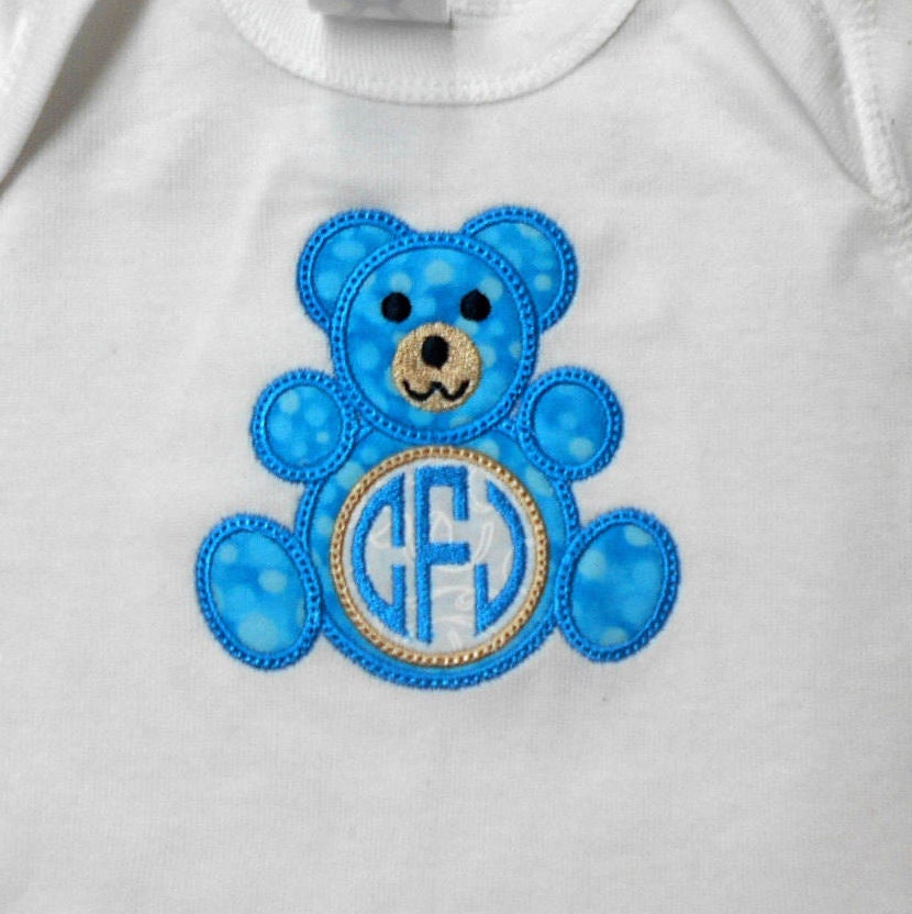 teddy bear embroidery design