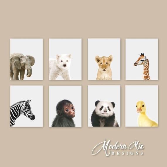 Free Printable Nursery Art Zoo