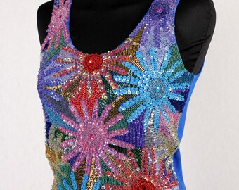 1980s Vintage bustier with sequins