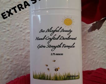 BEST SELLING DEODORANT, Extra Strength, Aluminum Free All Natural Deodorant, Organic Handmade Deodorant, Hand Crafted Natural Deodorant