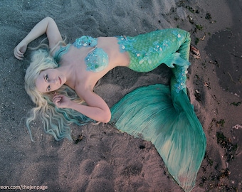Latex Swimmable Mermaid Tail- handmade