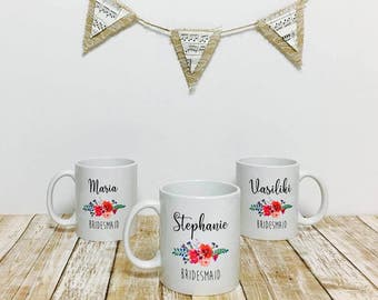maid of honor mug / maid of honor gift / maid of honor / personalized mug / bridesmaid mug / bridesmaid gift / bridal party gift / wedding