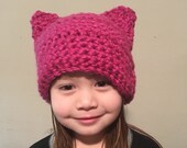 Women's Pink Berry Pussy Hat Project - Kitty Beanie - Women's March