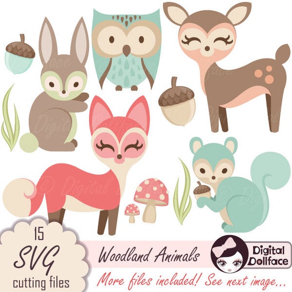Download Animal SVG Deer Cut Files Woodland SVG Cutting Files Owl