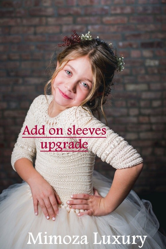 Add on Sleeves Upgrade for the Tutu Dress