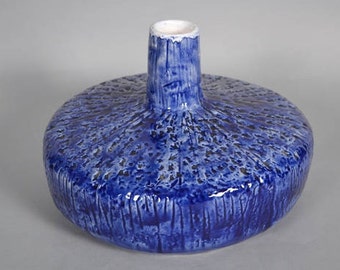 Very rare J. F. Belarti blue glazed vase - V4 - Mid Century