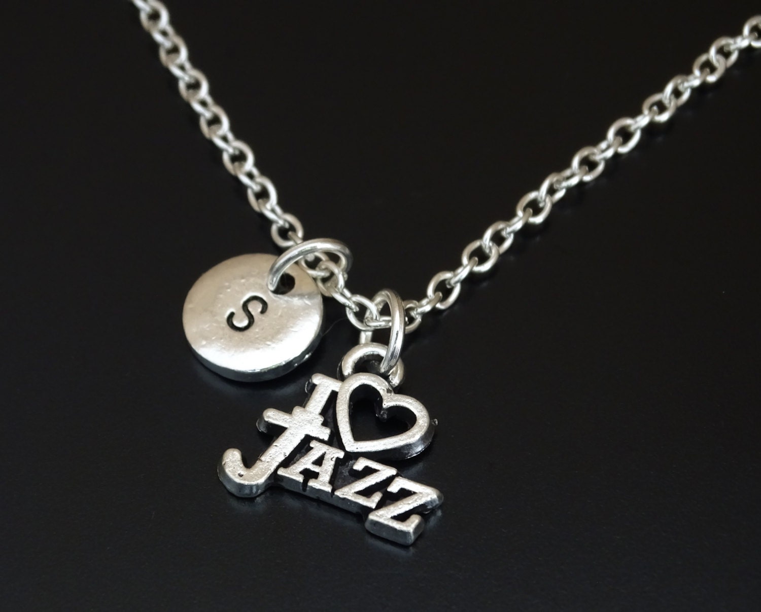 Jazz Necklace Jazz Charm Jazz Pendant Jazz Jewelry Music