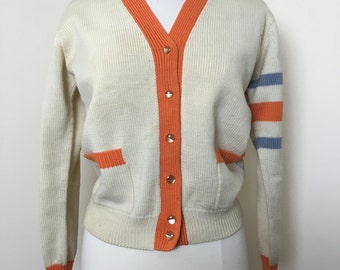 Vintage Mid Century Cardigan Sweater