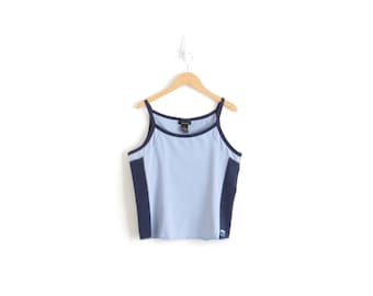 90s Tank Top Aesthetic Top Vaporwave Clothing Yoga Strap Top 90s Womens Tank Pastel Clothing Blue Tank Top 90s Shelf Bra Tank Womens Large
