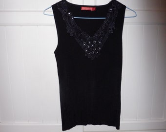 LINEN Camisole. TRAMA size L/XL - 1980s