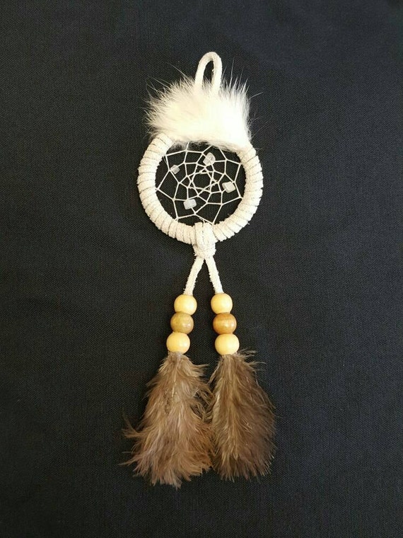 Items similar to Moonstone Dream Catcher Native American Moonstone