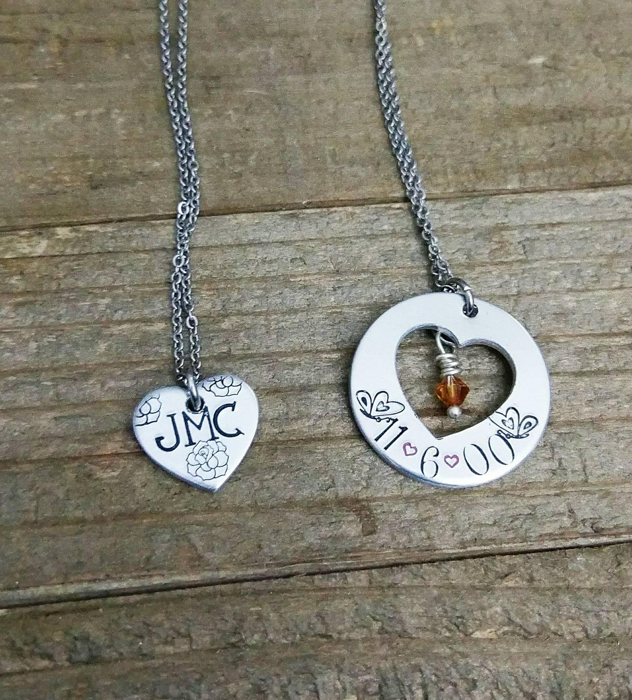 CyberSale Mother daughter necklace mother daughter jewelry mom and