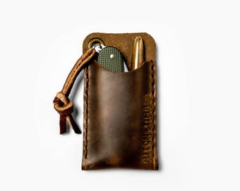EDC Pocket Slip - Leather Sleeve for Everyday Carry