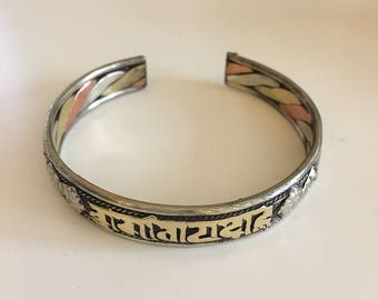 Beautiful boho, ethnique, gypsy, handcrafted, cuff bracelet, bohemian jewelry
