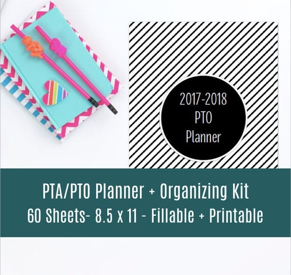 Perfect PTA / PTO Planner &amp; Organizing Kit Printable