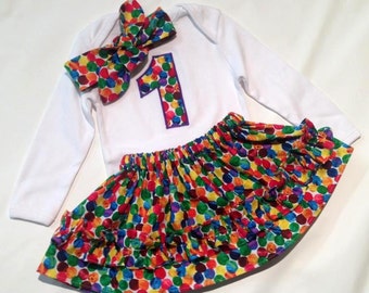 Very Hungry Caterpillar Birthday Set, Hungry Caterpillar Girl, Baby Girl Outfit, Cake Smash,Skirt, Romper, First Birthday, Knot Headband