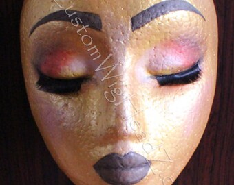 GHEL Custom made polystyrene wig Stand CustomWigHeadZ©