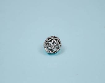 Full of Love -- Heart Bead for Pandora Charm Bracelets
