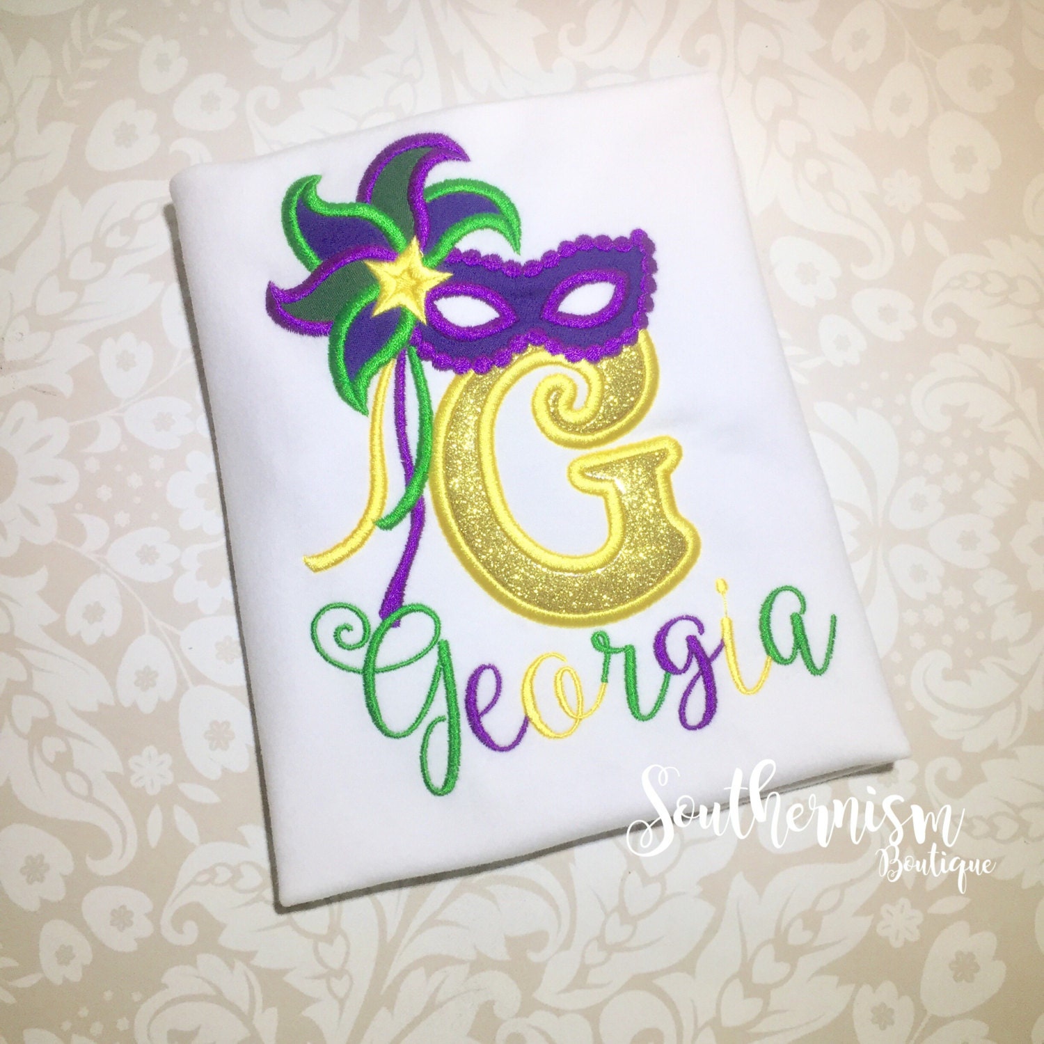 girls mardi gras shirt