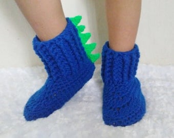 Dinosaur boot slippers - dino slipper socks - dinosaur shoes - dino shoes - dinosaur slipper socks - dinosaur slippers - dinosaur booties