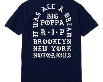 I Feel Like Biggie T-Shirt Notorious BIG Saint Pablo Tour Kanye West Yeezy Merch Biggie Smalls Juicy Brooklyn Life After Death Hip Hop NY