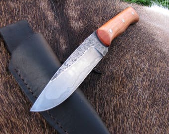 Hand forged knife, Full tang knife , Hunting knife, Hand forged, Buschcraft knife, Wild life knife, Hand made,